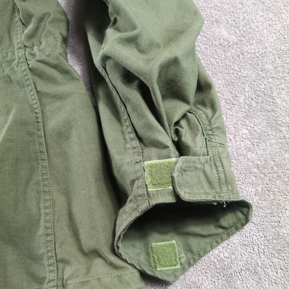 Vintage US Military Field Jacket‎ Mens Med Reg Olive Drab OG-107 Without Liner - Picture 9 of 11